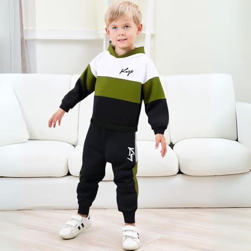 Xumplo Boys Outfits Toddler Boy 2 Piece Hoodie Trousers Clothing Sets Kids Long Sleeve Clothes Set Tracksuits