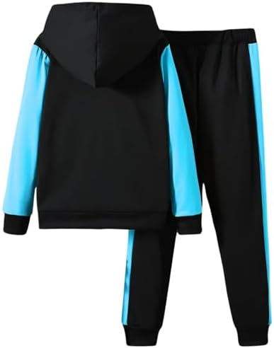 Xumplo Boys Tracksuit Kids Hoodie Tops And Jogger Outfits Teen Boys Casual Clothes Set 2 Piece Clothing 5-14Y