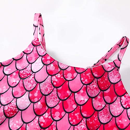 Xumplo Girls Swimming Costume One Piece Swimsuit Kids Bathing Suit Mermaid Swimwear Age 2-12 Years