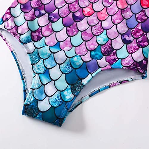 Xumplo Girls Swimming Costume One Piece Swimsuit Kids Bathing Suit Mermaid Swimwear Age 2-12 Years