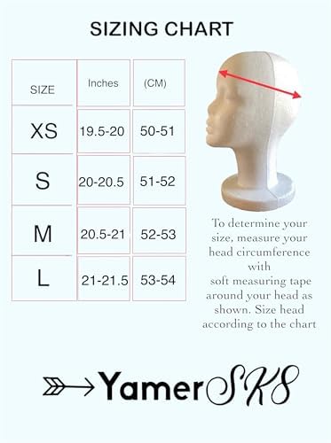 YamerSK8 Padded Headband For Figure Skating Black (Large)