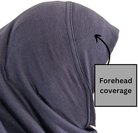 Yaqeen Girls Cotton Hijab Instant Headscarf Viscose Plain Amira Readymade Pull On Kids Scarf School Scarf Ideal For Any Occassion School/nursery/madrassah/mosque/Ramadan/Eid