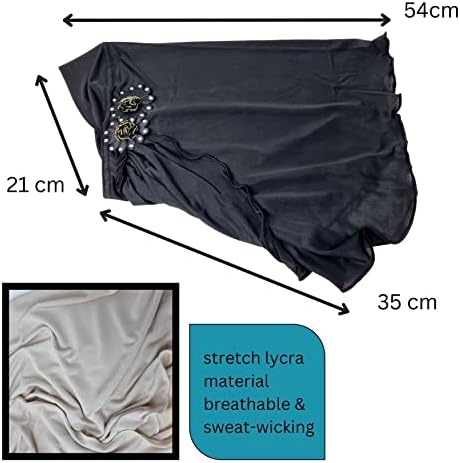 Yaqeen Girls Hijab 1-7 Yrs Children Scarf Islamic Headscarf Instant Kids Ideal For Nursery Party Madrassa