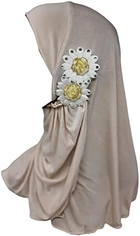 Yaqeen Girls Hijab 1-7 yrs Children Scarf islamic Headscarf Instant Kids Ideal for nursery Party madrassa