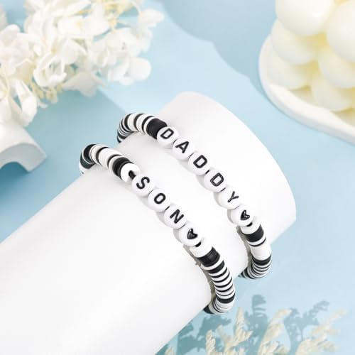 YELUWA First Day Of School Bracelet Gift Back To School Bracelet Mommy And Me Bracelets Mother Daughter Bracelet Daddy Son First Day Of Kindergarten Bracelet Back To School Gifts For Daughter Son