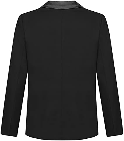 YiZYiF Kids Boy's Lapel Formal Blazer Suit Jacket Birthday Wedding Dinner Prom Party Dress Coat