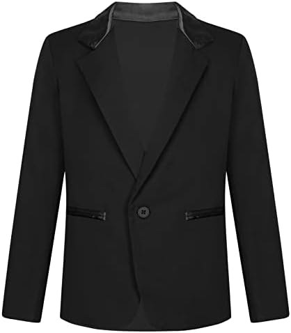 YiZYiF Kids Boy's Lapel Formal Blazer Suit Jacket Birthday Wedding Dinner Prom Party Dress Coat