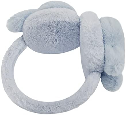 YJZQ Kids' Girls' Lovely Plush Earmuff Thermal Ear Cover With Glittering Rabbit Ears Soft Velvet Ear Muff Warmer Wrap Winter For Children