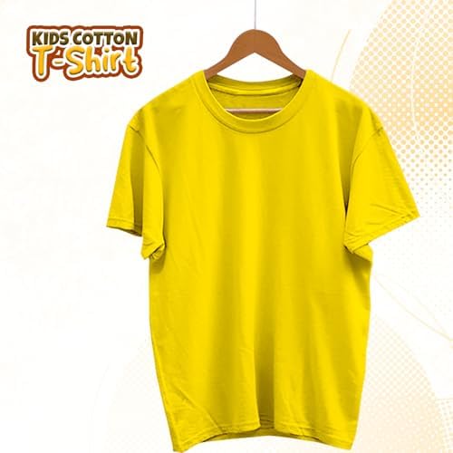 Youngly Value Weight Unisex Kids Original 100% Cotton T-Shirt