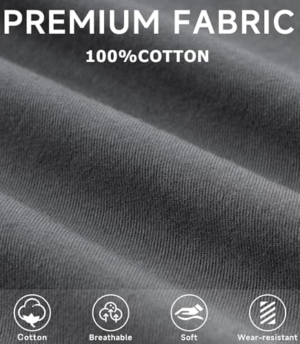 YoungSoul Boys Cargo Trousers Elasticated Waist Kids School Joggers Pants With Multi Pockets