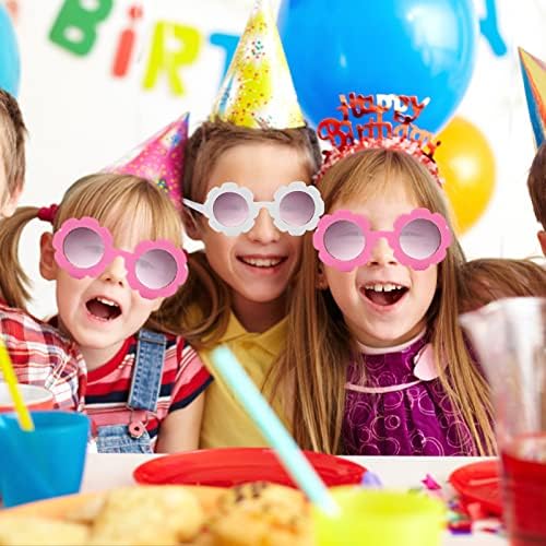 YUFFQOPC 2 Pairs Kids Sunglasses Flower Sunglasses Polarized Sunglasses UV 400 Protection Girls' Eyewear Baby Glass Summer Accessories Flexible Frame For Toddler Girls And Boys