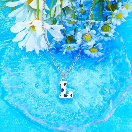 ZCHXD Football Necklace For Girls Boys Women Men Initial Letter Necklace With Black & White Pendant For Football Players Lovers Reminder Gifts For Friends Brother Coach On Christmas Birthday