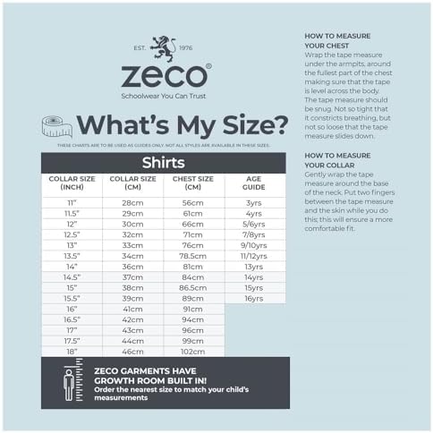 Zeco Boys Short Sleeve Non-Iron School Shirt (Pack Of 2)