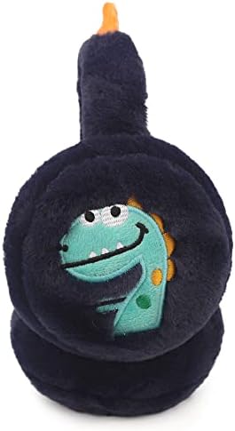 Zeltauto Adjustable Kids Earmuffs For Toddler And Teen 3-10 Years Knit Ear Warmer Winter Warm Plush Ear Muffs For Girls And Boys