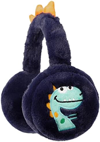 Zeltauto Adjustable Kids Earmuffs for Toddler and Teen 3-10 Years Knit Ear Warmer Winter Warm Plush Ear Muffs for Girls and Boys