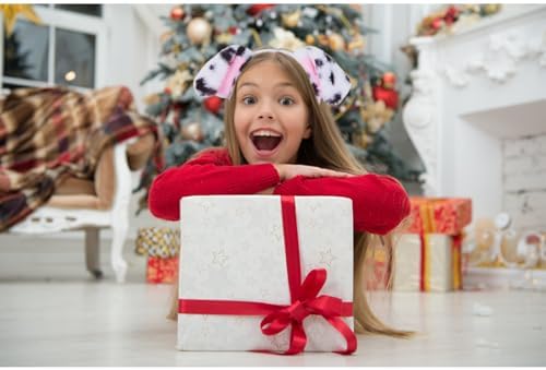 ZOONAI Puppy Dog Ears Headband For Women Girls Cute Animal Ear Headband Halloween Christmas Party Headwear Hair Accessories