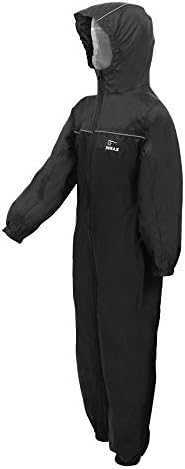 Zorax Boys Girls Waterproof Windproof Lightweight Kids Rain Suit Coat All In One Dry Suit Puddle Unisex Drip Drop Raincoat