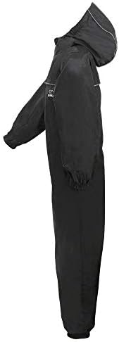 Zorax Boys Girls Waterproof Windproof Lightweight Kids Rain Suit Coat All In One Dry Suit Puddle Unisex Drip Drop Raincoat