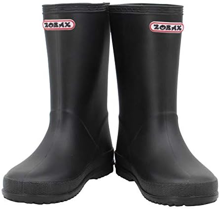 Zorax Girls Boys Waterproof Non-Slip Kids Motorbike Rain Boots Child Shoes Wellies Unisex Children Wellington Boots
