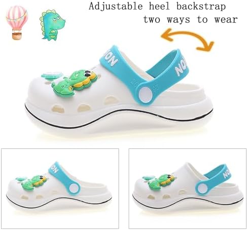ZYLDK Boys Girls Garden Clogs Unisex Kids Toddler Summer Beach Water Shoes Pool Slides Slip On Sandals