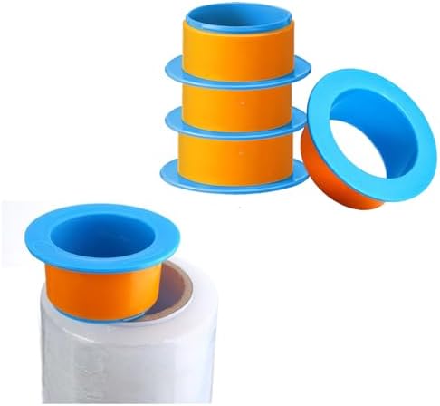 3 Pairs Plastic Stretch Film Hand Saver Stretch Film Protective Handle Manual Film Puller Fit 3 Inch Wrap Film Core Shrink Wrap Handle For Shipping Packing Pallet And Moving Supplies