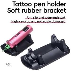 4PCS Tattoo Machine Holder Silicone Tattoo Pen Stand Tattoo Gun Display Stand Eyebrow Pencil Tray Frame Holder Machine Display Support Rack Tattoo Accessory Tool