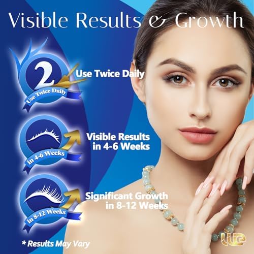 Advanced Eyelash Serum For Lash: Boost Lash Serum Premium Formula For Longer Fuller And Thicker Lashes (Deepsea Blue)