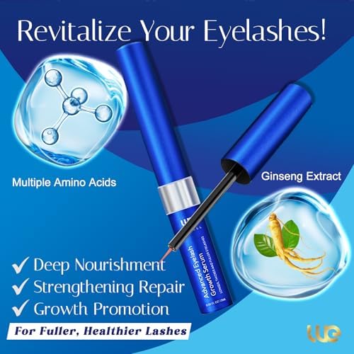 Advanced Eyelash Serum For Lash: Boost Lash Serum Premium Formula For Longer Fuller And Thicker Lashes (Deepsea Blue)