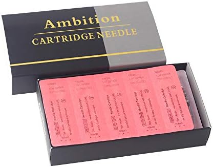 Ambition Premium #10 Bugpin 3RL Disposable Tattoo Needles Cartridges Supply 3 Round Liner 20Pcs For Professionals And Beginners Tattoo Artists