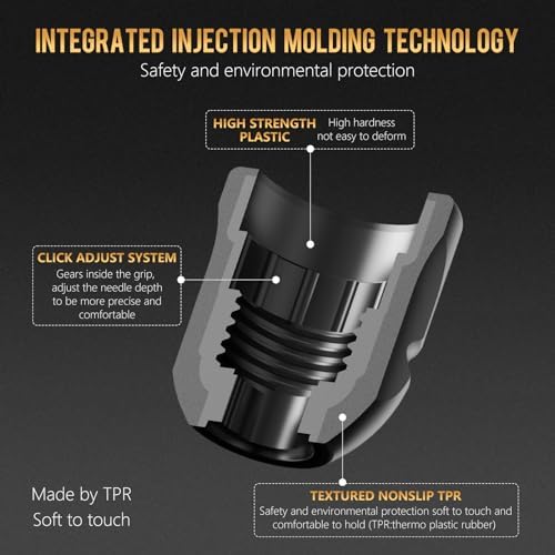 Ambition Soldier P1 Disposable Tattoo Grips - 20Pcs 32mm Tattoo Rubber Grip Cover With Click Adjust System Supply For Most Ambition Tattoo Machines Compatible With Cheyenne Hawk Pen & Sol Nova