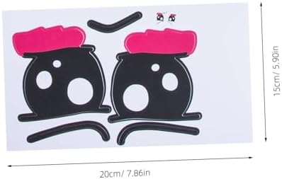 Artibetter 9 Sheets Facial Expression Stickers Pregnancy Belly Sticker Stickers