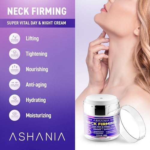 Ashania Neck Firming Cream: Neck Creams For Tightening And Firming - Korean Skin Care Tighten And Lift Neck Cream 1.7 Fl Oz