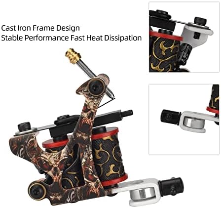 ATOMUS Skull Coil Tattoo Machine 10 Wrap Liner Iron Frame Tattoo Gun For Line Work Cast Iron Body Low Noise Tattoo Beginner Artist Tool 