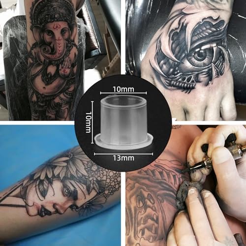 ATOMUS Tattoo Ink Caps - 100pcs Small Size (#11) For Tattoo Ink Tattoo Supplies Tattoo Kits