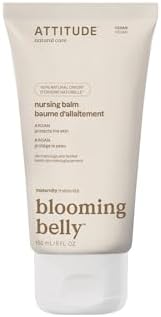 ATTITUDE Pregnancy Nursing Balm Made in Canada Dermatologically Tested Vegan Maternity Products Argan 150 mL