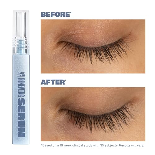 BABE ORIGINAL Renewing Lash Serum – Peptide-Infused Eyelash Serum For Fuller Longer-Looking Natural Lashes Lash Enhancing Treatment With Nourishing Botanicals Vegan & Cruelty-Free Gentle Formula 6mL
