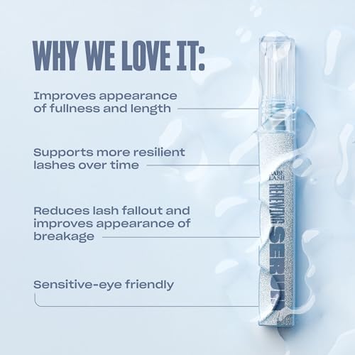 BABE ORIGINAL Renewing Lash Serum – Peptide-Infused Eyelash Serum For Fuller Longer-Looking Natural Lashes Lash Enhancing Treatment With Nourishing Botanicals Vegan & Cruelty-Free Gentle Formula 6mL