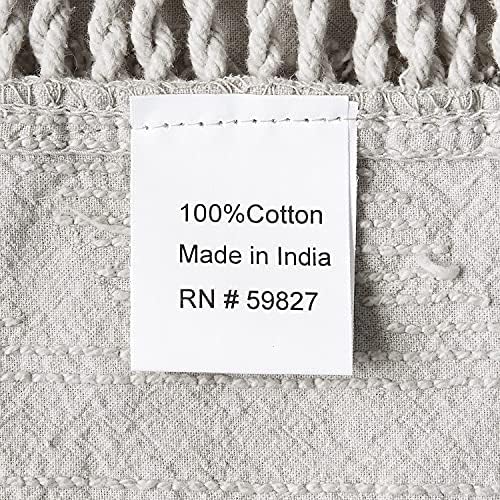 Beatrice Home Fashions Medallion Chenille Bedspread Full Gray