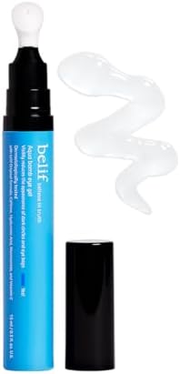 belif Aqua Bomb Cooling Eye Gel – Caffeine Eye Cream for Dark Circles & Under Eye Treatment with Vitamin C Hyaluronic Acid & Niacinamide – Korean Skincare for Hydration Puffiness & Firming