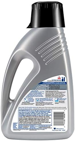 BISSELL - Household Carpet Shampoo - MAX Clean + Protect - For Upright Deep Cleaners - With StainProtect - For Ground-in Dirt Stains - 1.41 Liters