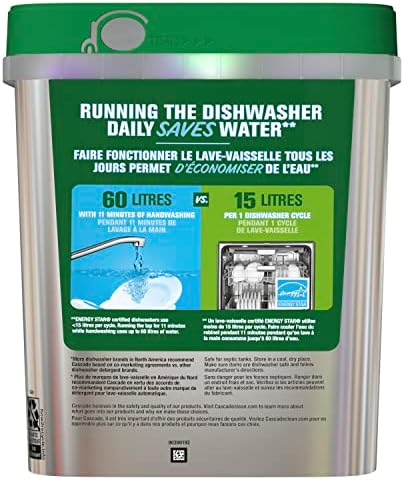 Cascade Platinum + Oxi Dishwasher Pods Dishwasher Detergent ActionPacs 67 Count