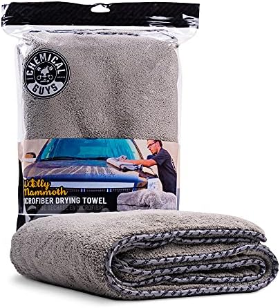 Chemical Guys Woolly Mammoth Microfiber Towel (36" x 25") Cars Trucks SUVs RVs Home Pets Messes Grey