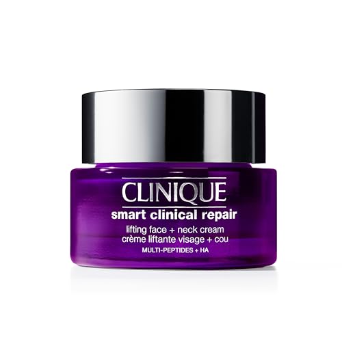 Clinique Smart Clinical Repair Lifting Face + Neck Cream with Peptides + Hyaluronic Acid Anti-Aging + Hydrating