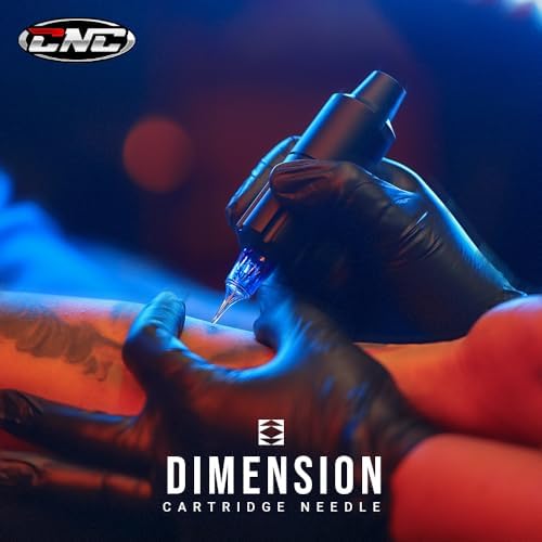 CNC Tattoo Cartridge Needles 20Pcs #10(3RL) Bugpin 0.3mm Round Liner X-Taper Disposable Cartridges With Membrane EN04B-20-1003RL-X