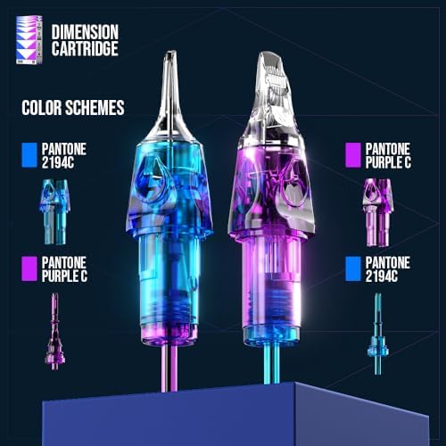 CNC Tattoo Cartridge Needles 20Pcs #10(3RL) Bugpin 0.3mm Round Liner X-Taper Disposable Cartridges With Membrane EN04B-20-1003RL-X