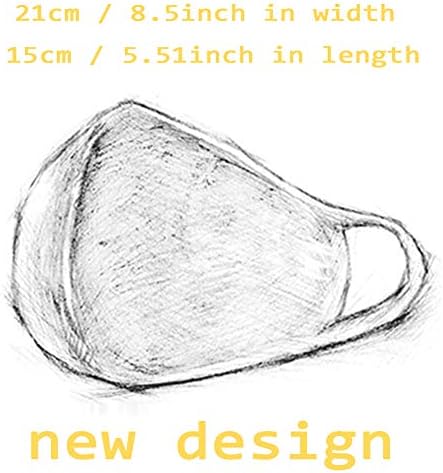 Comfso 5 Pack Soft Cloth Black Face Masks With Nose Bridge Wire Breathable Dust Proof Cotton For Adult Women Men Reusable Washable