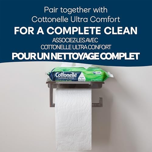 Cottonelle GentlePlus Flushable Wet Wipes With Aloe & Vitamin E - 2 Flip-Top Packs 84 Total Flushable Wipes