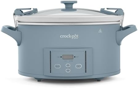 Crock-Pot Design Series 7-Quart Programmable Slow Cooker Morning Haze Blue