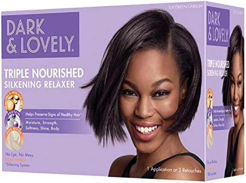 Dark And Lovely Healthy Gloss 5 Shea Moisture Relaxer Kit Super 1 Application Hair Color