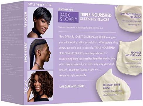 Dark And Lovely Healthy Gloss 5 Shea Moisture Relaxer Kit Super 1 Application Hair Color